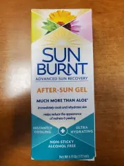 Sun Burnt Advanced Sun Recovery After-Sun Gel 6oz. Exp 5/31/25 E14C