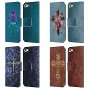BRIGID ASHWOOD CROSSES LEATHER BOOK WALLET CASE COVER FOR APPLE iPOD TOUCH MP3