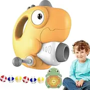 Dinosaur Game,Ball Shooter Games - Flexible Hand-Eye Coordination Toys, Unique Dinosaur Launch Toy, Safe Kids Interactive Toys, Target Practice Ball Shooter Outdoor Toys