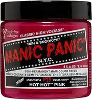 MANIC PANIC Classic Hot Hot Pink Semi Permanent Hair Color - Neon Pink Hair Dye for Women & Men That Lasts 4-6 Weeks - Vegan, Ammonia & Cruelty-Free - Create & Mix Custom Shades (4oz)