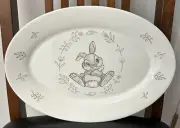 NWT Disney Bambi Thumper Oval Springtime Serving Plate Platter
