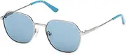 [GUESS] GU00238 10V Shiny Light Ruthenium 49/17/140 Teen Sunglasses, 10 V Shiny Light Ruthenium, 49/17/140