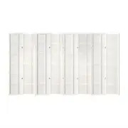 Artiss Room Divider Screen Privacy Wood Dividers Stand 8 Panel Nova White
