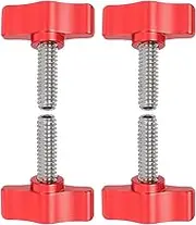 HEALLILY Handle Screws for Camera Stabilizers 4pcs Aluminum Knobs Threaded Wing Screw Bolts Set
