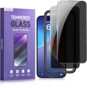 Privacy Screen Protector for iPhone 15 [6.1 Inch][2-Pack] Tempered Glass with...