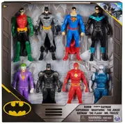 Batman 8 Pack 15cm DC Batman Action Figures Ages 3+ New Toy Superman Joker Flash