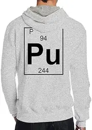 [Celeste Luke Mens Hoodies Back Print] DIY Hot Two Mens Hoodies Grey