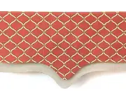 Window Valance Window Treatment Jaclyn Smith Drapery Fabric Linen / Custom / NEW