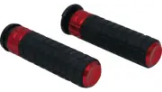 Arlen Ness SpeedLiner Red TBW Grips 4 Harley 23-24 Road/Street Glide