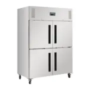 Polar G-Series 2 Stable Door Upright Fridge Stainless Steel - Commercial Soli...