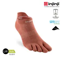 在飛比找momo購物網優惠-【Injinji】Run輕量吸排五趾隱形襪NX[暖磚紅]NA