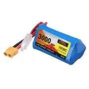 ZOP Power 11.1V 3000mAh 15/30C 3S Long Range Li-ion Battery XT60 Plug for FPV RC Racing Drone