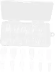FOMIYES Diy Manicure Kit Pcs French Nail Tips Fake Fingernail Tips Full Cover Easy Peel off for Women