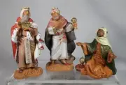 Fontanini -Italy 'Three Kings' Set -w/Story Card -Nativity- 71187 - 5" Coll NIB