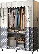 Canvas Wardrobe,Cloth Wardrobes,Folding Wardrobe Storage,for Bedroom Clothes Storage Organiser,Storage Cupboard Unit,for Bedroom Living Room,Bedroom Storage