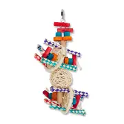 Watson & Williams Firecracker Bird Toy Multi 38x17cm
