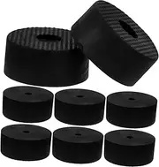 SECFOU 8pcs Speaker Mat Amplifier Speakers Loud Speaker Furniture Pads Speaker Isolation Mat Speaker Cabinet Leg Pad Isolation Base Speaker Feet Speaker Cabinet Base Black Rubber