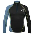 Crazy Idea Pull Fahrenheit Zip Men Long Sleeve Shirt With Merino for Men's Liken