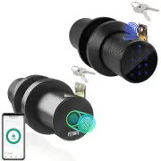 Fingerprint Door Lock Electronic Biometric Smart Door Knob Deadbolt Keyless App
