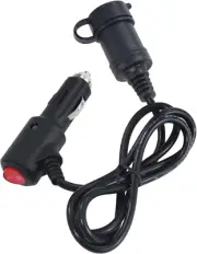 3FT Cigarette Lighter Extension Cord with on off Switch - Car Cigarette Lighter