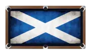 SCOTTISH FLAG Custom Made Printed Pool Snooker Billiard Table Felt Cloth