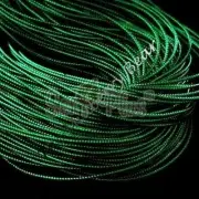 5yds GREEN METALLIC CORD Cards, Scrapbooks, Christmas ornament, St Patrick's Day