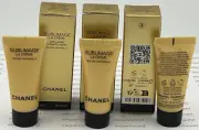 3 X Chanel Sublimage La Creme Ultimate Cream TEXTURE UNIVERSELLE 0.17oz /5ml ea