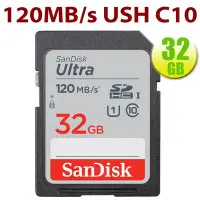 在飛比找Yahoo!奇摩拍賣優惠-SanDisk 32GB 32G SDHC Ultra【12