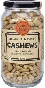 Mindful Foods Cashews Organic & Activated 520g