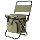 Outdoor Folding Chairs Portable Camping Stool Backpack With Double Lay PSG