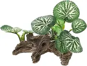 Generic Plant Decoration Fake Snake Plant Money Tree Plant Reptile Decor Bearded Dragon Tank Decorations Reptile Tank Plants Fake Terrarium Gecko Plants Fake Plants Lizard Resin