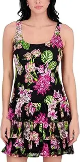 [Kensie] Women's Sleeveless Square Neck Sheath Mini Dress