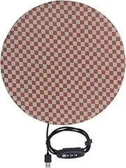 Animal Round Heating Pad, Pet Round Heating Pad, Waterproof Heating Pad for Puppies Dogs Cats (Round))