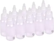 Box of 10-Each 1.2-Ounce(35cc) Airbrush Bottles Paint Storage Bottles PP Jar and Cover with Scale Line Leak-Proof for Dual-Action Siphon Feed Air Brush Airbrushing Accessories
