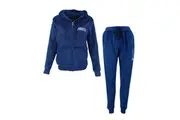 FIL Women's Fleece 2pc Set Hoodie Track Pants - Amour - Navy [Size: 8]