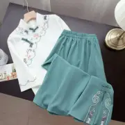 Chinese Style Suit Han Dynasty Women Outfit Improved Cheongsam Qipao Girl Tang