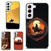 Shockproof Case For Samsung S7 S8 S9 S10 S20 Plus Lite west riding Cowboy guitar