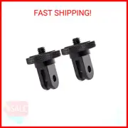 Camera Tripod Mount for Gopro Adapter, 2Pcs 1/4-20 Screw Conversion Adapter for