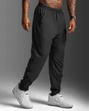 Aero Woven Jogger, 2XU, XS, Black/Silver Reflective, Male