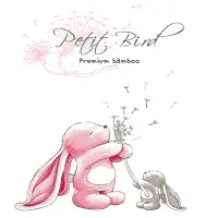 在飛比找momo購物網優惠-【Petit Bird】100%純棉隔尿墊(粉紅兔)