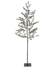 Everlasting Glow 7ft Tall Icy Pine Winter Lighted Tree, Warm White LEDs