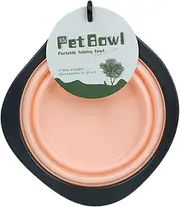 Portable Dog Bowl | Foldable Hiking Dog Bowl Portable | Pet Supplies Automatic Feeder with Carabiner Hook, Food and Water Bowl for Camping, Hiking, Walking
