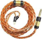 Balanced Headphone Cable Male 4.4mm/3.5mm to 0.78mm 2Pin Silver-Plated Adapter Cord Line 120cm Long