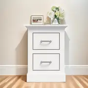 White Bedside Table: Elevate Your Bedroom with Elegant Storage Dresser