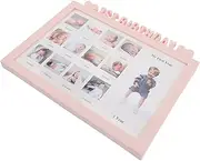 Baby Photo Frame Baby Shower Baby Birthday Picture Frame Infant Growth Record Decorative Photo Holder