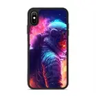 Universal Cover Astronaut Smoke Print For iPhone 11 12 13 14 XS 15 Pro Max