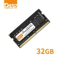 在飛比找momo購物網優惠-【DATO 達多】DDR4 3200 32GB 筆記型記憶體