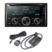 Pioneer FH-S722BS Double DIN CD Receiver + SXV-300v1 Satellite Tuner