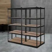 Giantz 4x1.5M Garage Shelving Warehouse Rack Pallet Racking Storage Shelve Black