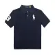 【RALPH LAUREN】RL POLO 經典刺繡大馬短袖Polo衫 上衣-青年款-深藍色(百搭爆款/精選舒適/平輸品)